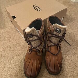 UGG Tan and Brown Boots